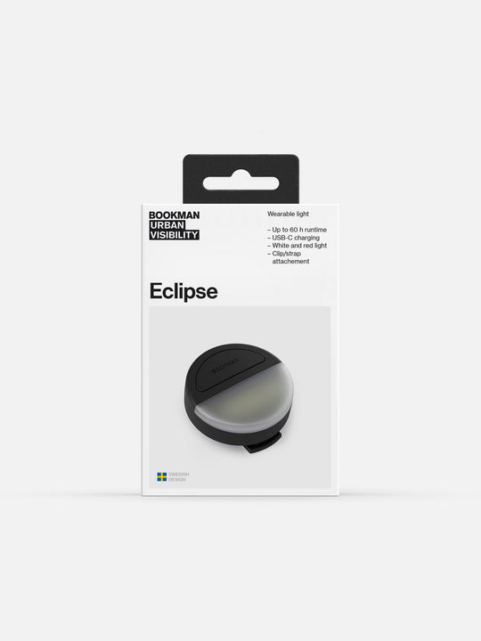 Załaduj obraz do przeglądarki galerii, Lampka rowerowa BOOKMAN Eclipse czarny - TU - poc warszawa
