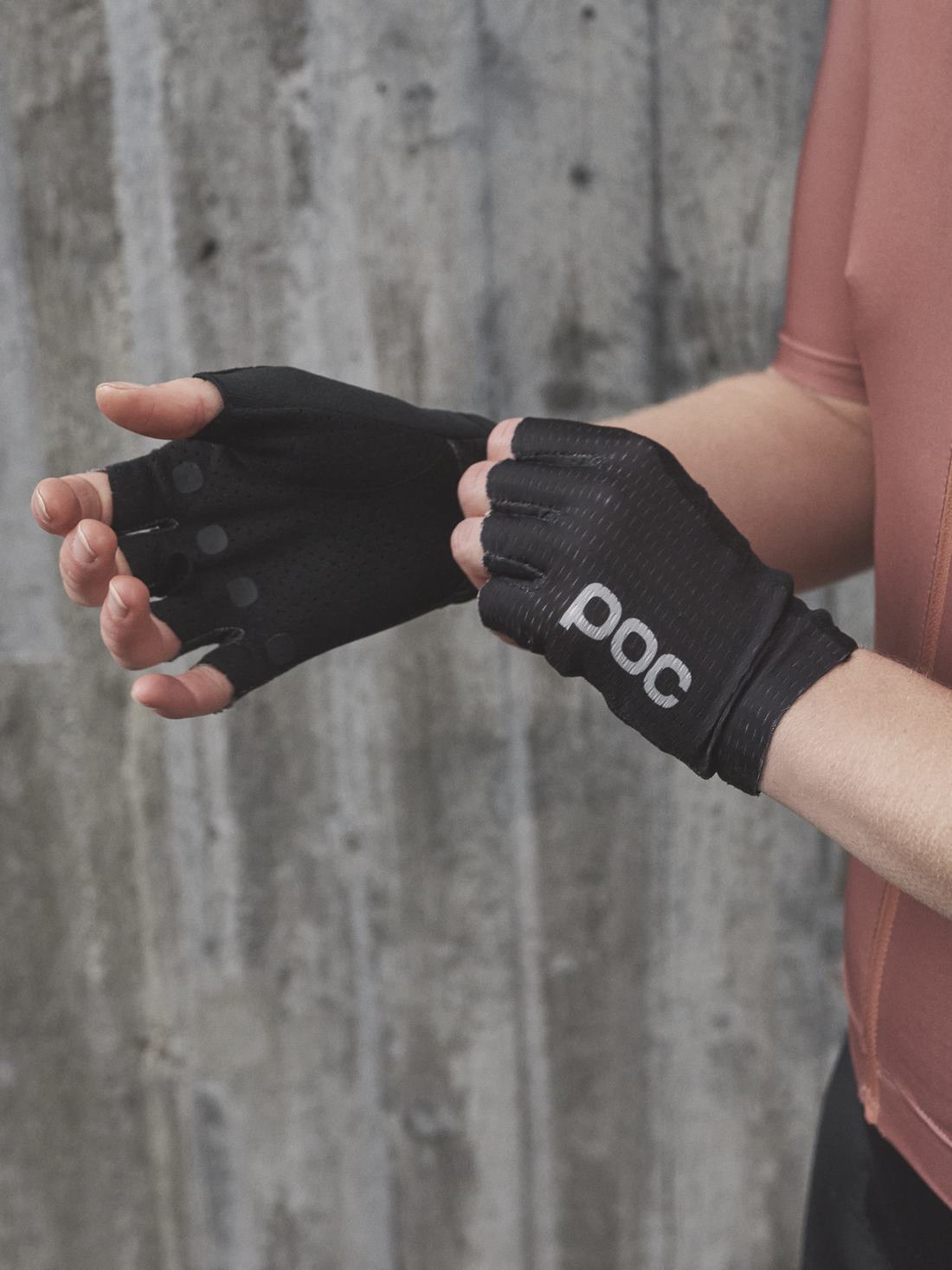 Rękawice rowerowe POC AGILE Short Glove - Ur. Black