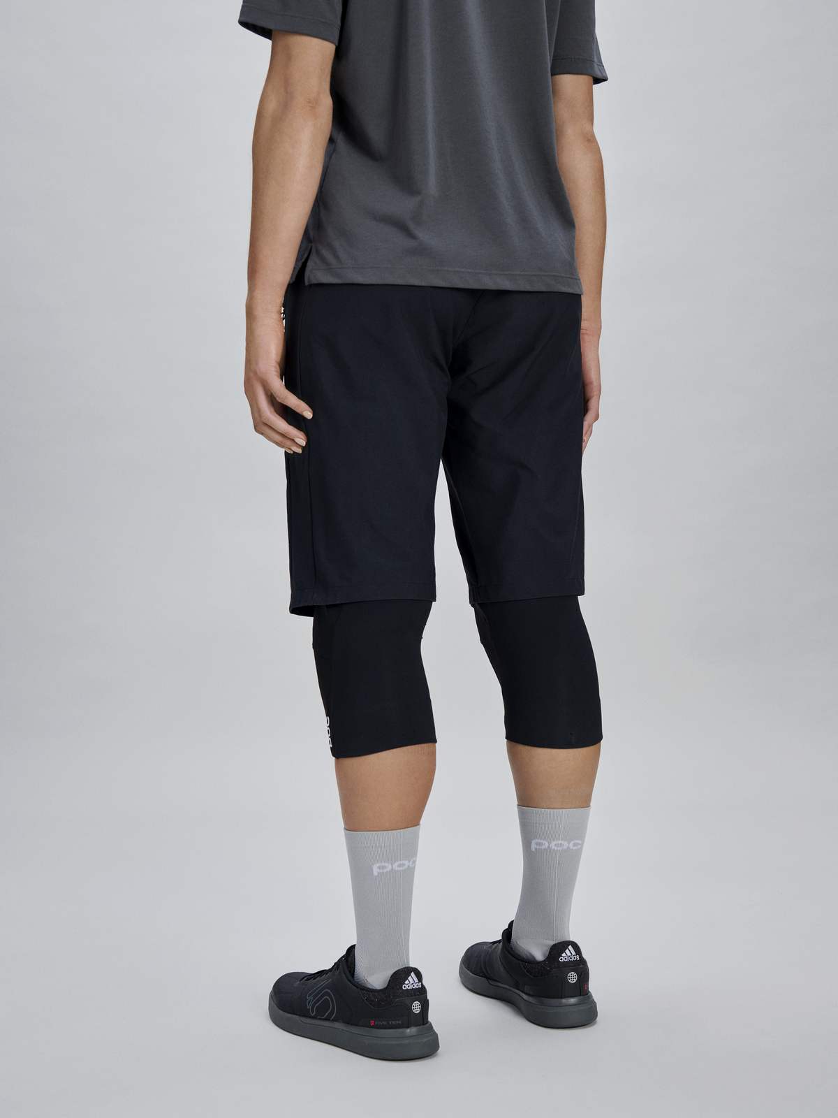 Spodenki rowerowe POC W's Motion Shorts - Ur. Black