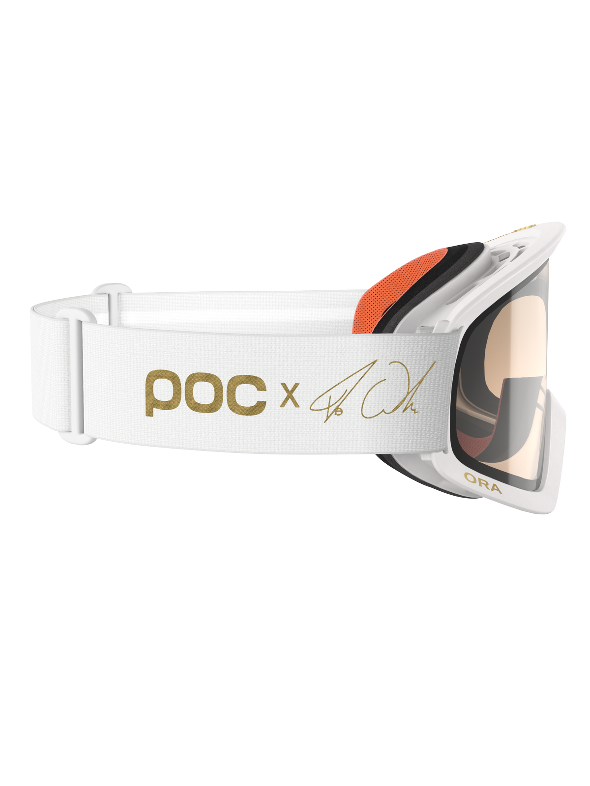 Gogle rowerowe POC ORA CLARITY FABIO ED. - Hydr. White/Gold