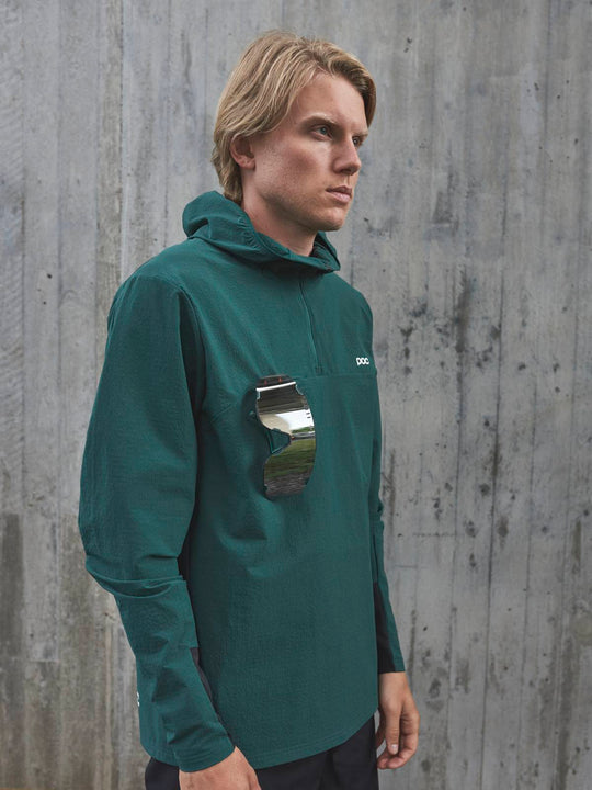 Załaduj obraz do przeglądarki galerii, Bluza rowerowa POC M's MANTLE THERMAL HOODIE - Moldanite Green
