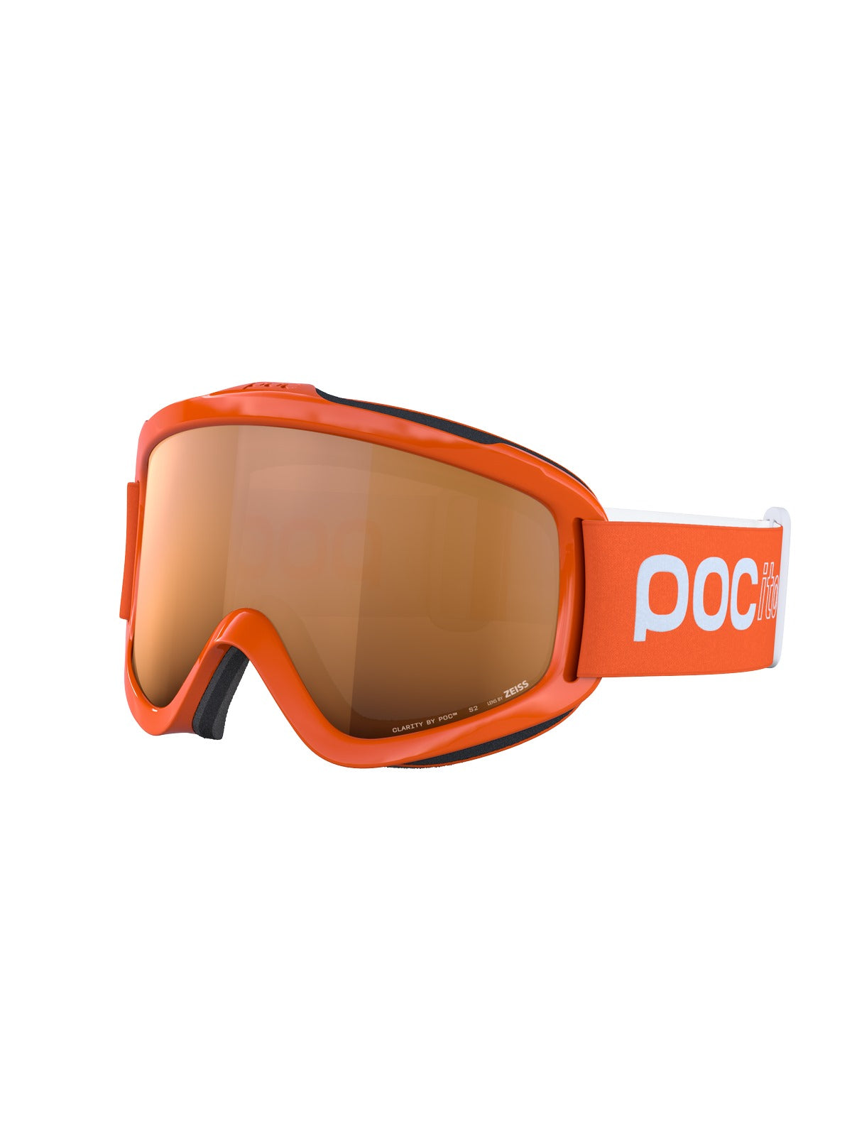 Gogle narciarskie dziecięce POCito Iris - Fluo. Orange/Pt. Sunny Light Orange - TU - poc warszawa