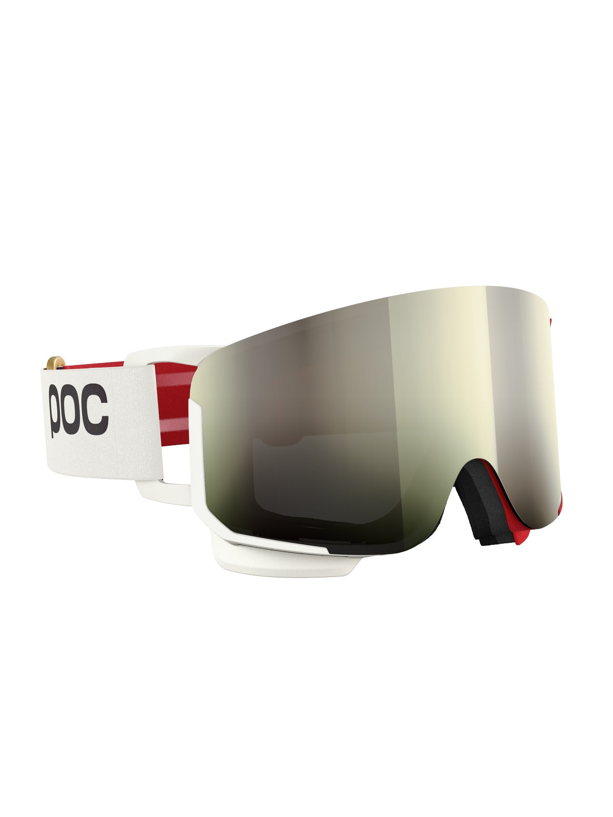Gogle narciarskie POC Nexal Wide Fit - Rouge/Blanc