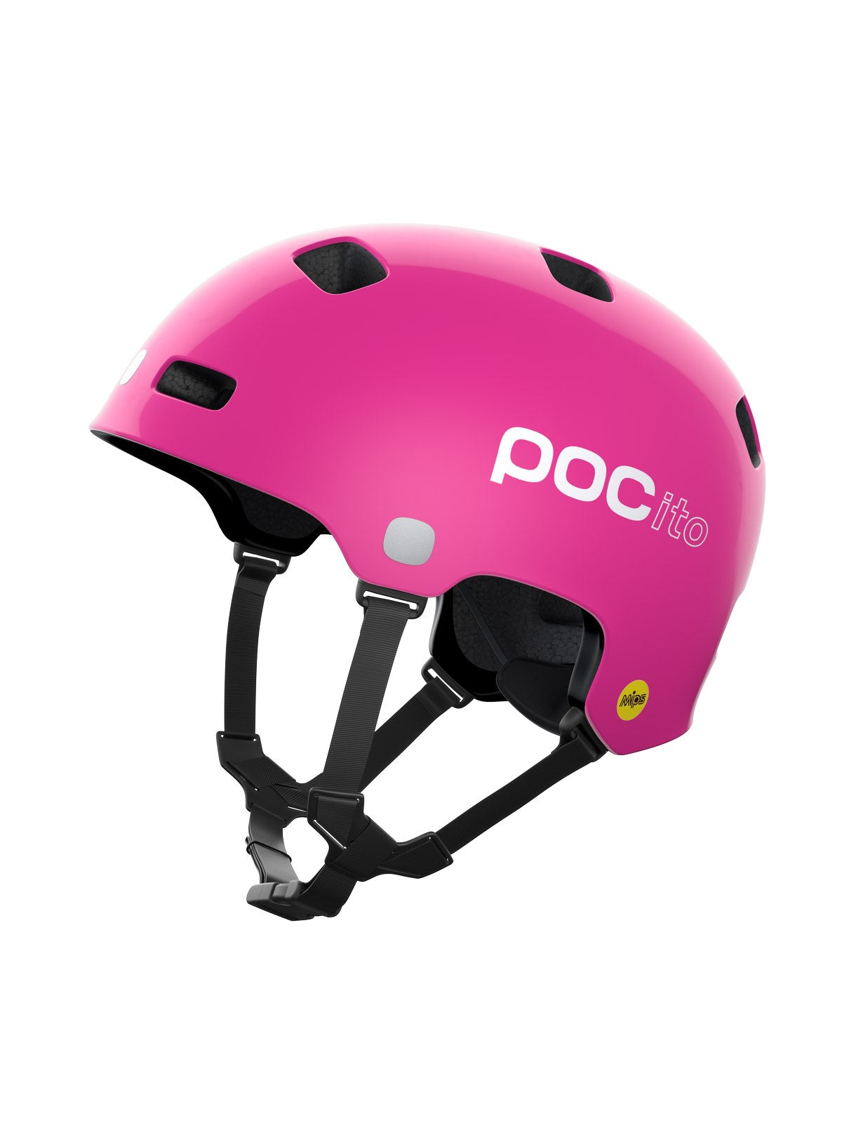 Kask rowerowy POCito Crane MIPS - Fluo. Pink