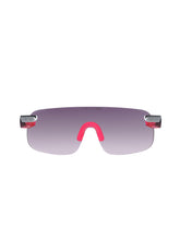 Załaduj obraz do przeglądarki galerii, Okulary rowerowe POC Elicit - Fluo. Pink/Ur. Black Transl. | Clarity Road Violet Gold Mirror cat. 2
