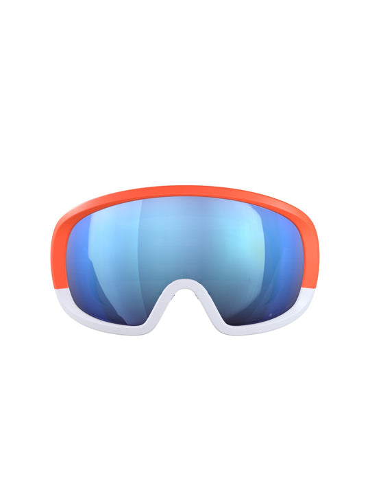 Załaduj obraz do przeglądarki galerii, Gogle narciarskie POC Fovea Mid Clarity Comp + Fluo. Orange/Hyd. White/Spektris Blue Cat2 + Cat1 + Cat1 - TU - poc
