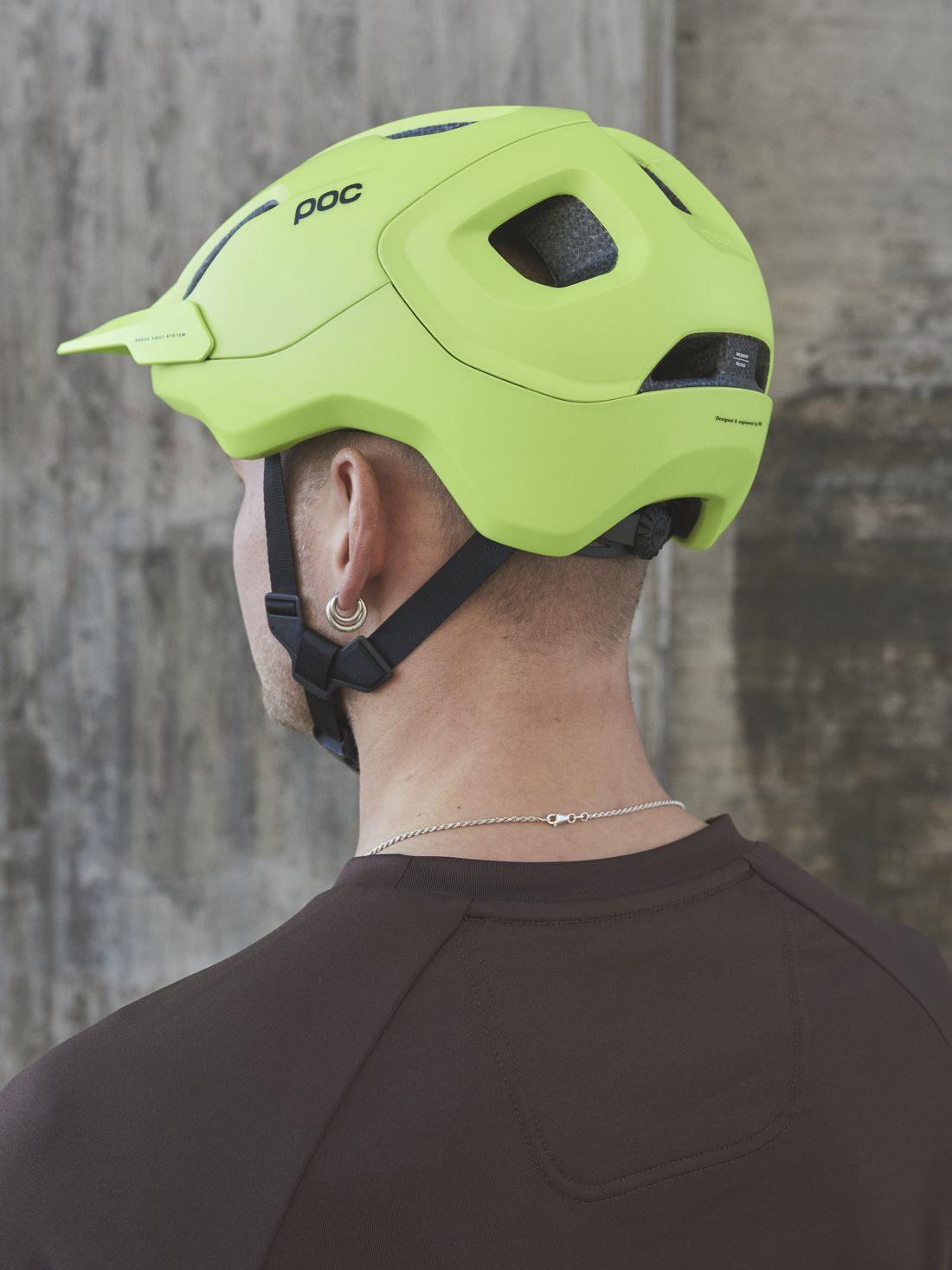 Kask rowerowy POC AXION - Fluo. Yellow/Green Matt