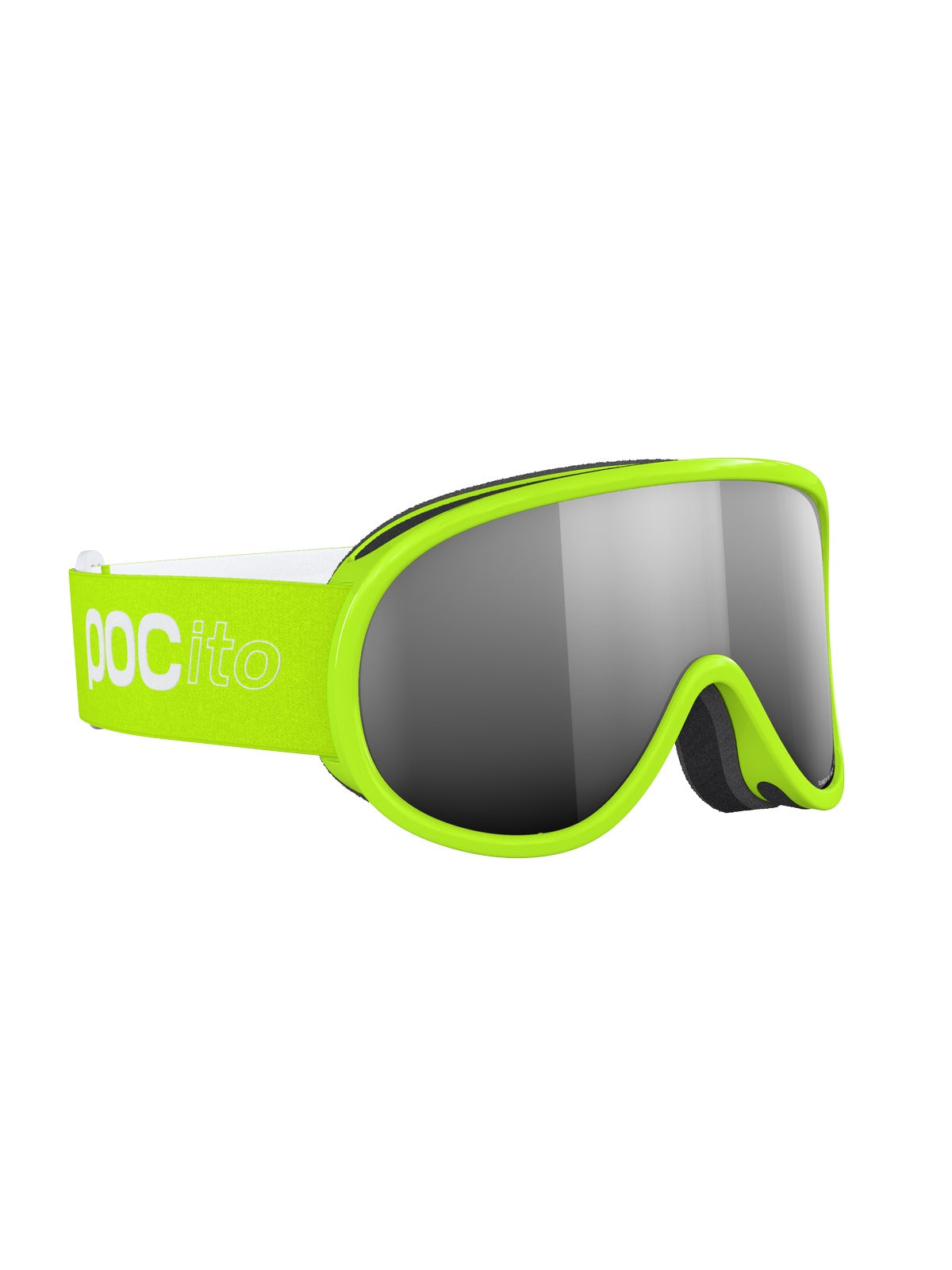 Gogle POCito Retina - Fluo. Yellow/Green/Pt. Sunny Silver