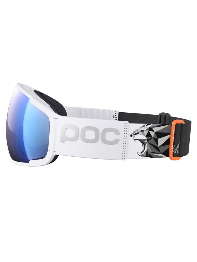 Gogle narciarskie POC Zonula Race Marco Odermatt Ed. - Hydr. White|Ur. Black|Pt. Sunny Blue Cat 2