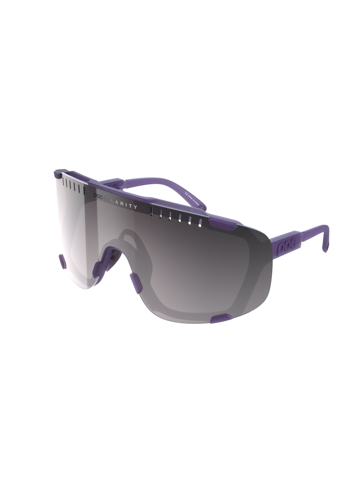 Okulary POC DEVOUR - Sap. Purple Translucent - Clarity ROAD | Violet/Silver Mirror Cat 3