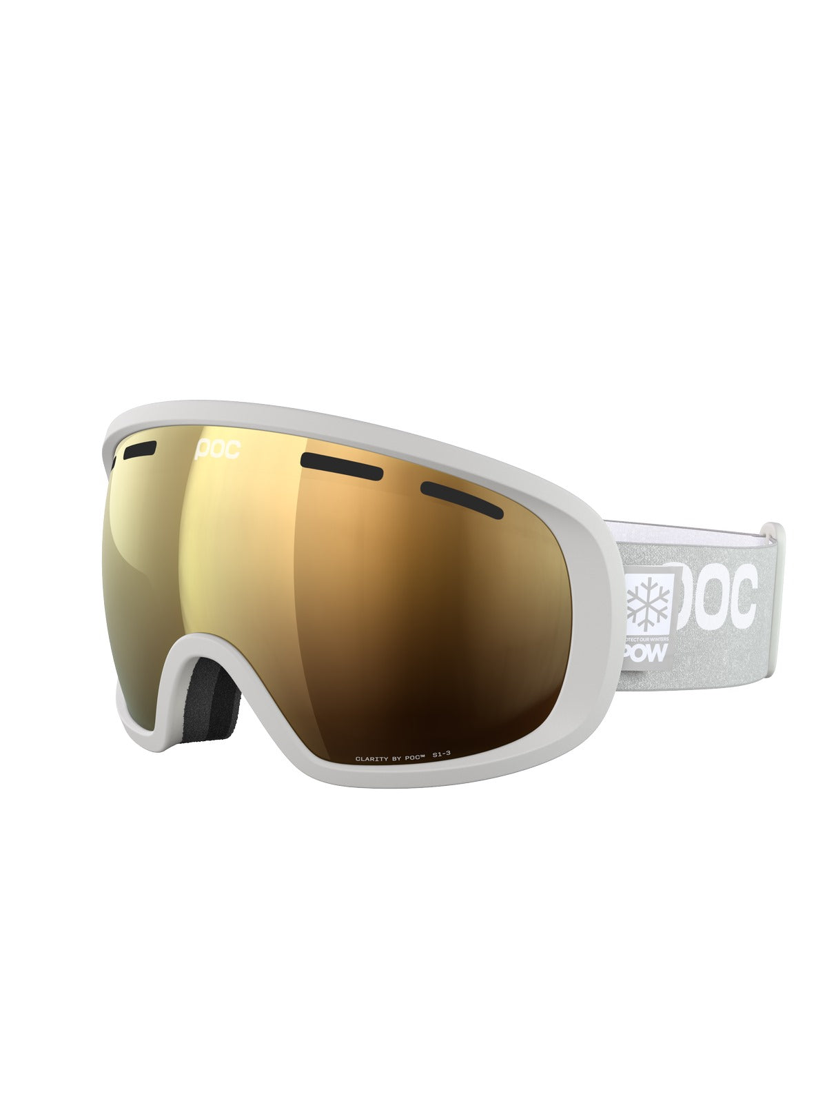 Gogle narciarskie POC Fovea Clarity POW JJ cat.2 szary - ONE SIZE - poc warszawa