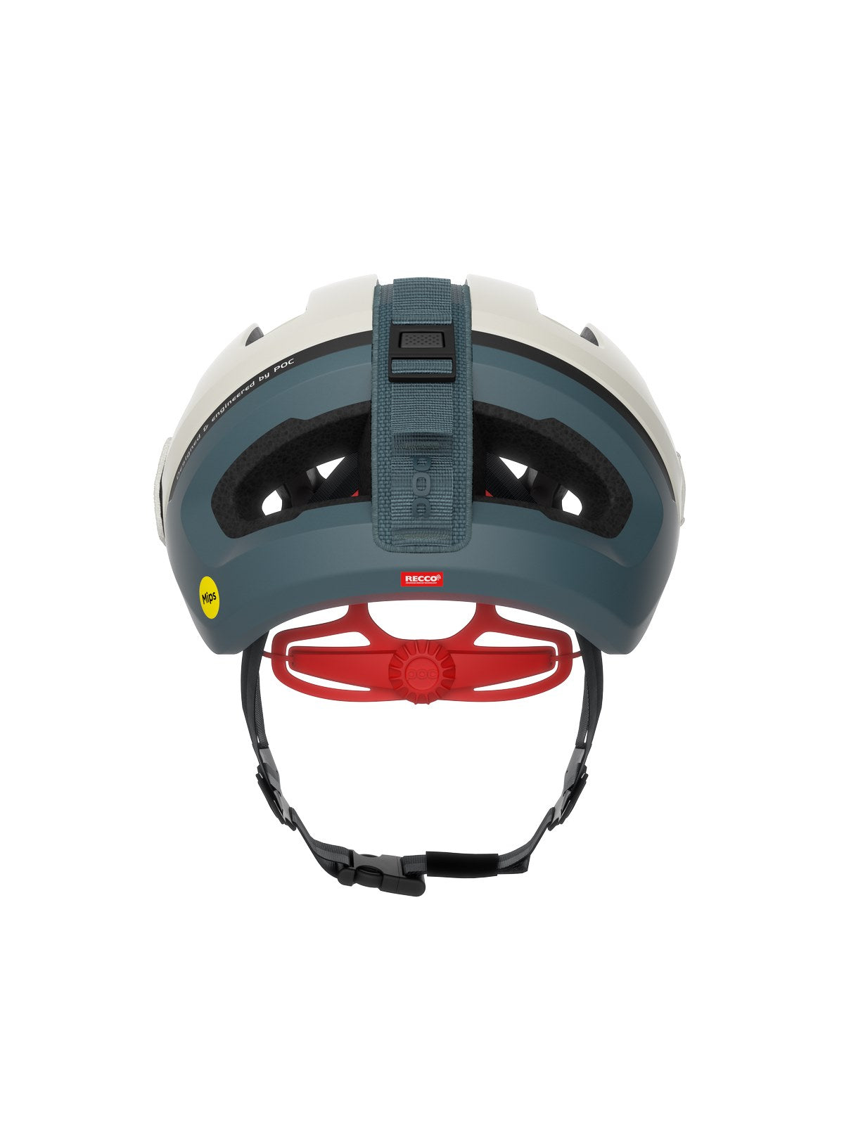 Kask rowerowy POC Omne Ultra MIPS - Sel. Off-White/Cal. Blue Matt