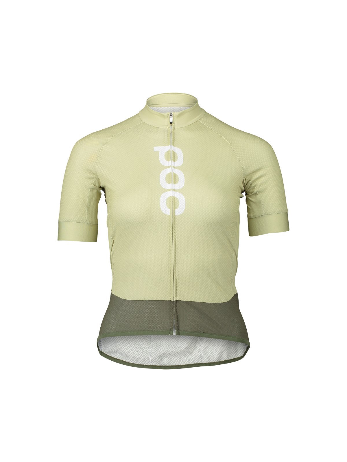 Koszulka rowerowa POC W's ESSENTIAL ROAD LOGO Jersey - Prehnite Green/Epid. Green