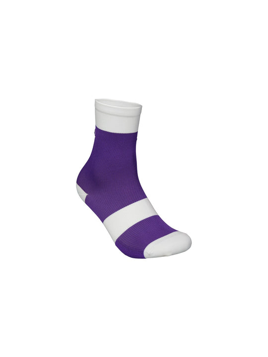 Załaduj obraz do przeglądarki galerii, Skarpety rowerowe POC Y&#39;s Essential MTB Sock - Sap. Purple/Hyd. White
