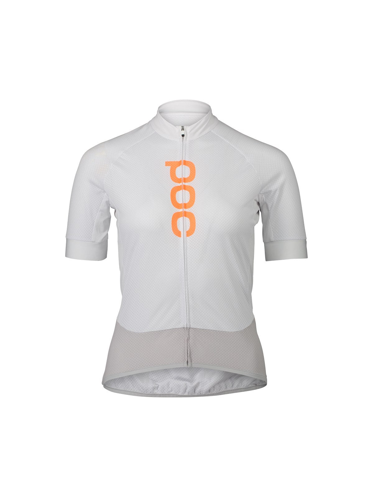 Koszulka rowerowa POC W's ESSENTIAL ROAD LOGO Jersey - Hydr. White/Granite Grey