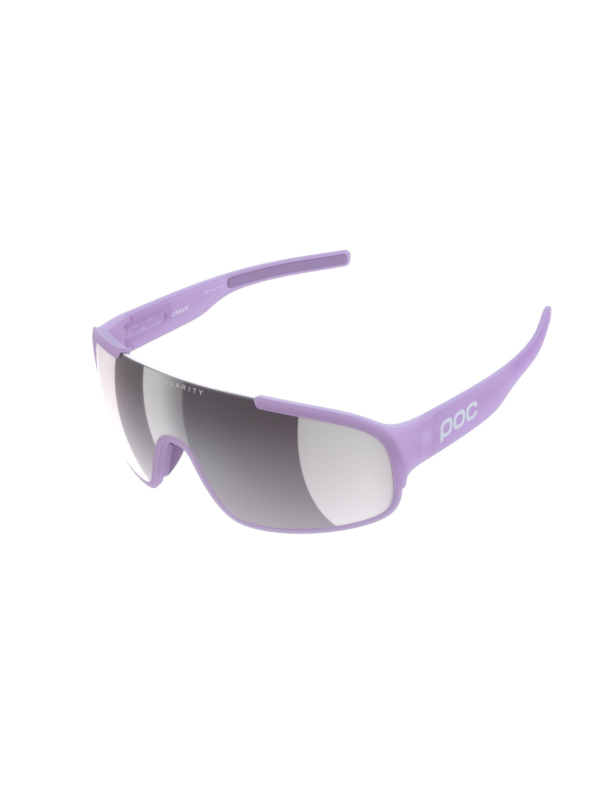 Okulary rowerowe POC Crave - Purple Quartz Transl. | Clarity Road Violet Silver Mirror cat. 3