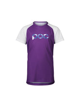 Załaduj obraz do przeglądarki galerii, T-Shirt POC Y&#39;s Essential MTB Tee - Sapphire Purple/Hydr. White
