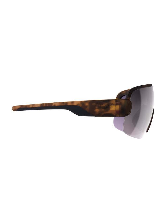 Okulary POC AIM - Tortoise Brown - Clarity ROAD Violet/Silver Mirror Cat 3