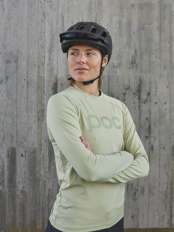 Koszulka rowerowa POC W'S REFORM ENDURO - Prehnite Green
