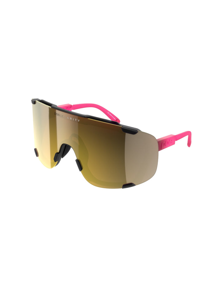 Okulary rowerowe POC Devour - Fluo. Pink/Ur. Black Transl.| Clarity Road Violet Gold Mirror cat. 2