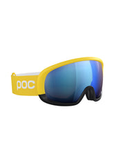 Załaduj obraz do przeglądarki galerii, Gogle narciarskie POC Fovea Mid Clarity Comp - Ave. Yellow/Uran. Black/ Spektris Blue Cat 2

