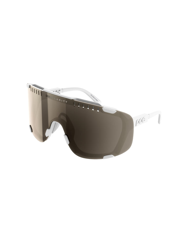 Okulary POC DEVOUR - Hydr. White - Clarity Trail Brown/Silver Mirror Cat 2