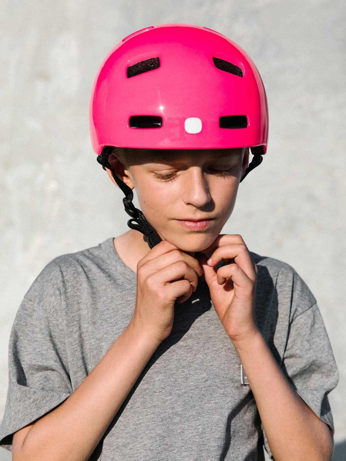 Kask rowerowy POCITO CRANE MIPS - Fluo. Pink