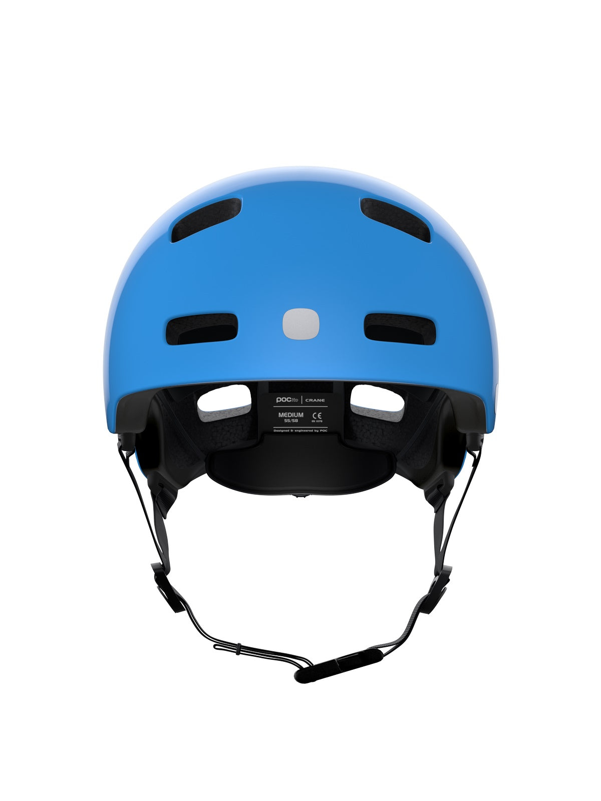 Kask rowerowy POCITO CRANE MIPS - Fluo. Blue