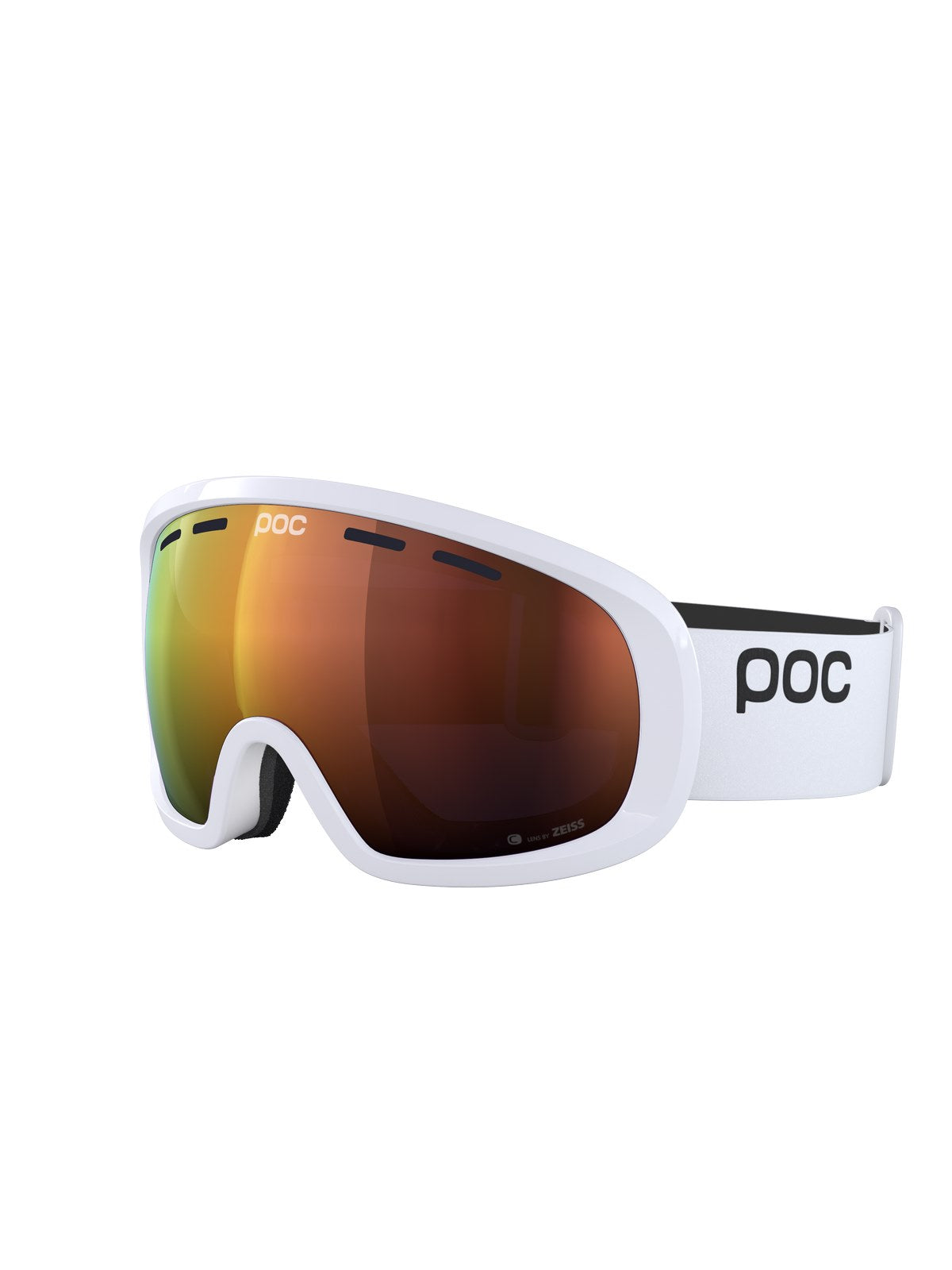 Gogle narciarskie POC Fovea Mid - Hydr. White|Pt. Sunny Orange Cat 2