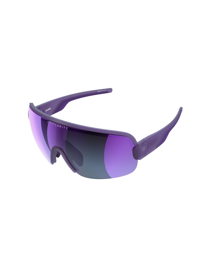 Okulary POC AIM - Sap. Purple Translucent - Clarity Define | Grey/Violet Mirror Cat 2