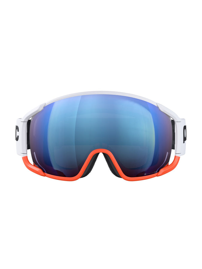 Gogle narciarskie POC Zonula Race - Hydr. White|Zink Orange|Pt. Sunny Blue Cat 2