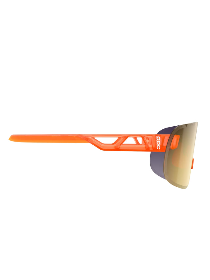 Okulary POC ELICIT - Fluo. Orange Translucent - Clarity ROAD Violet/Gold Mirror Cat 2