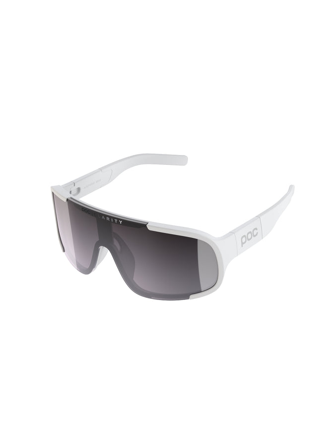 Okulary rowerowe POC Aspire Mid - Hydr. White - Clarity Road | Violet/Silver Mirror Cat 3
