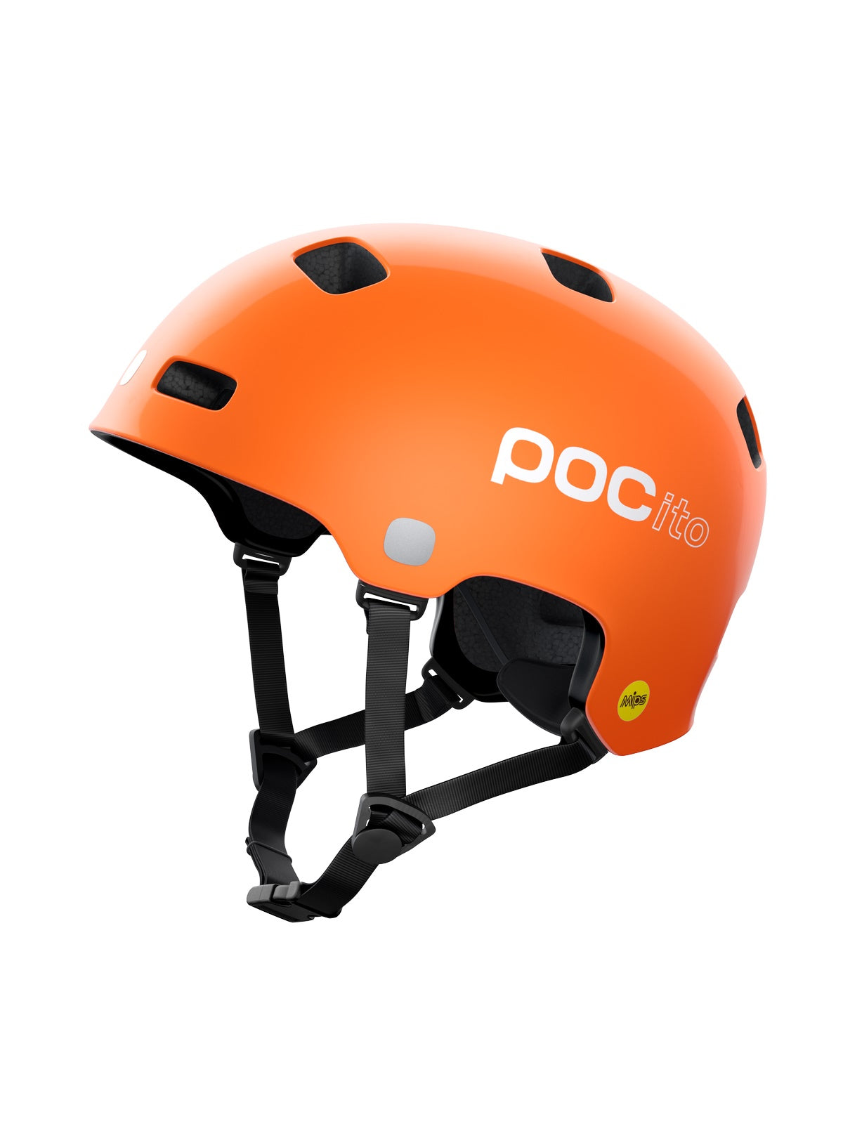 Kask rowerowy POCITO CRANE MIPS - Fluo. Orange
