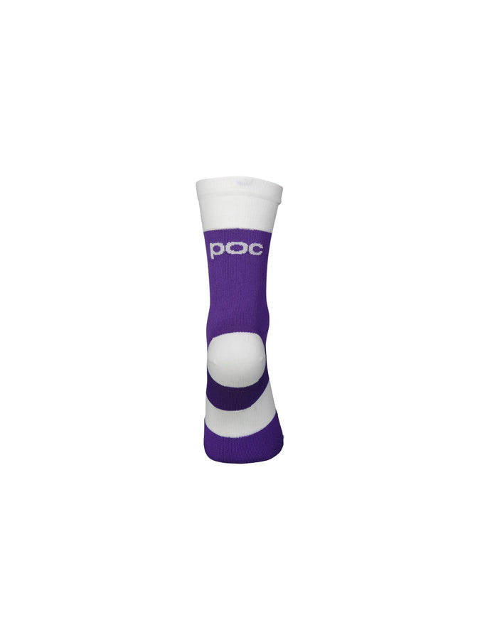 Skarpety rowerowe POC Y's Essential MTB Sock - Sap. Purple/Hyd. White
