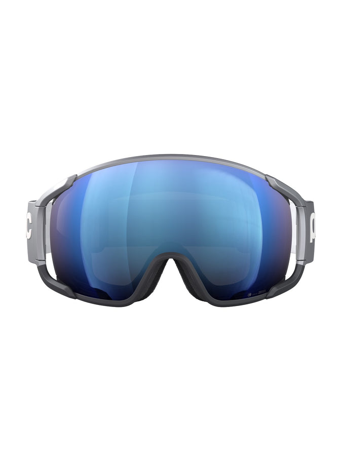 Gogle narciarskie POC Zonula Race - Argentite Silver|Ur. Black|Pt. Sunny Blue Cat 2