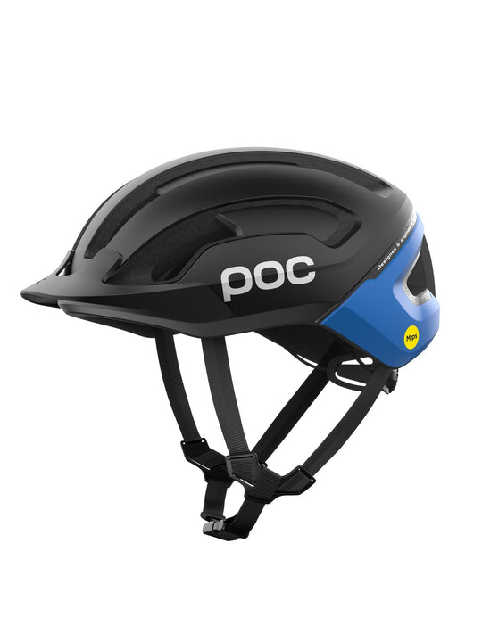 Załaduj obraz do przeglądarki galerii, Kask rowerowy POC OMNE AIR RESISTANCE MIPS - Ur. Black/Opal Blue Metallic/Matt
