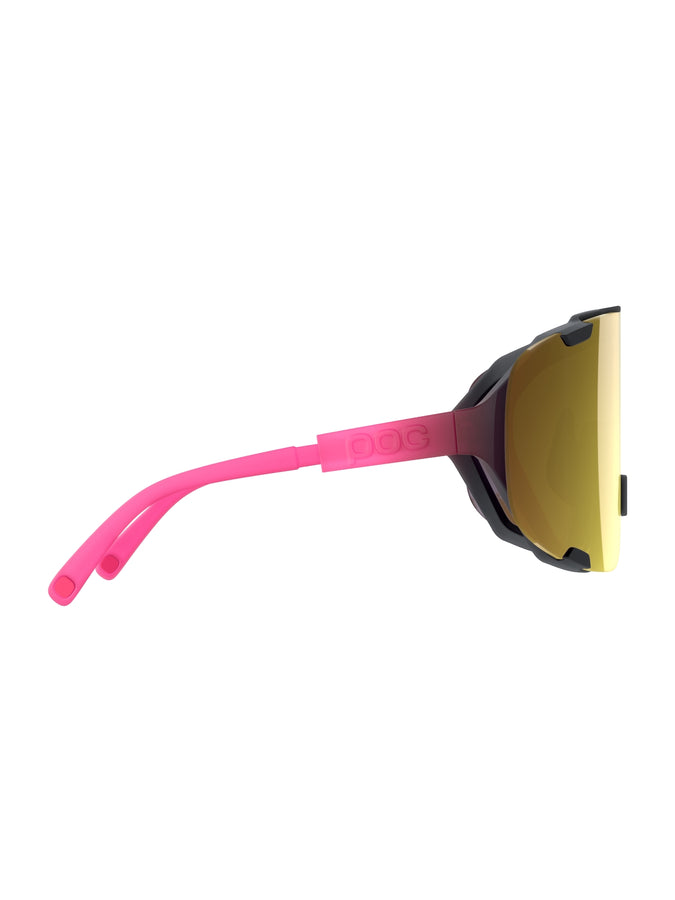 Okulary rowerowe POC Devour - Fluo. Pink/Ur. Black Transl.| Clarity Road Violet Gold Mirror cat. 2