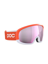 Załaduj obraz do przeglądarki galerii, Gogle narciarskie POC Fovea Mid Clarity Comp - Fluo. Orange/Hyd. White/Clarity Comp Low Light Cat 1
