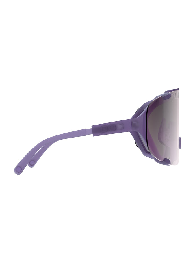 Okulary POC DEVOUR - Sap. Purple Translucent - Clarity ROAD | Violet/Silver Mirror Cat 3