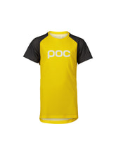 Załaduj obraz do przeglądarki galerii, T-Shirt POC Y&#39;s Essential MTB Tee - Aventurine Yellow/Sylvanite Grey
