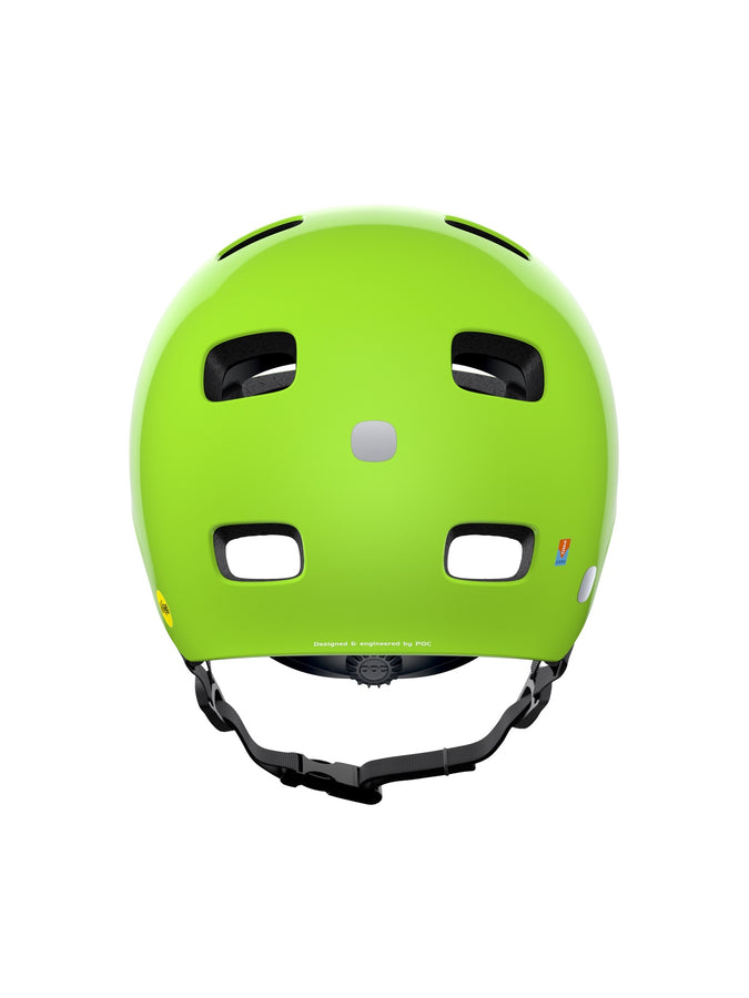 Kask rowerowy POCITO CRANE MIPS - Fluo. Yellow/Green