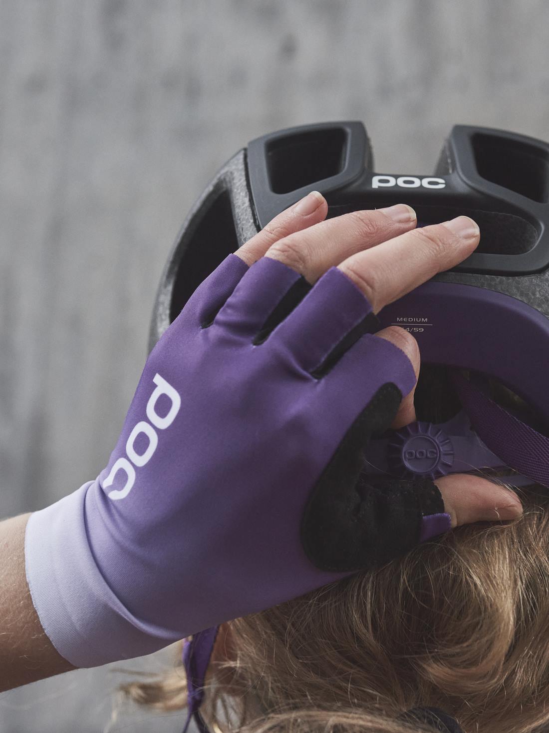Rękawice rowerowe POC DEFT Short Glove - Gradient Sap. Purple
