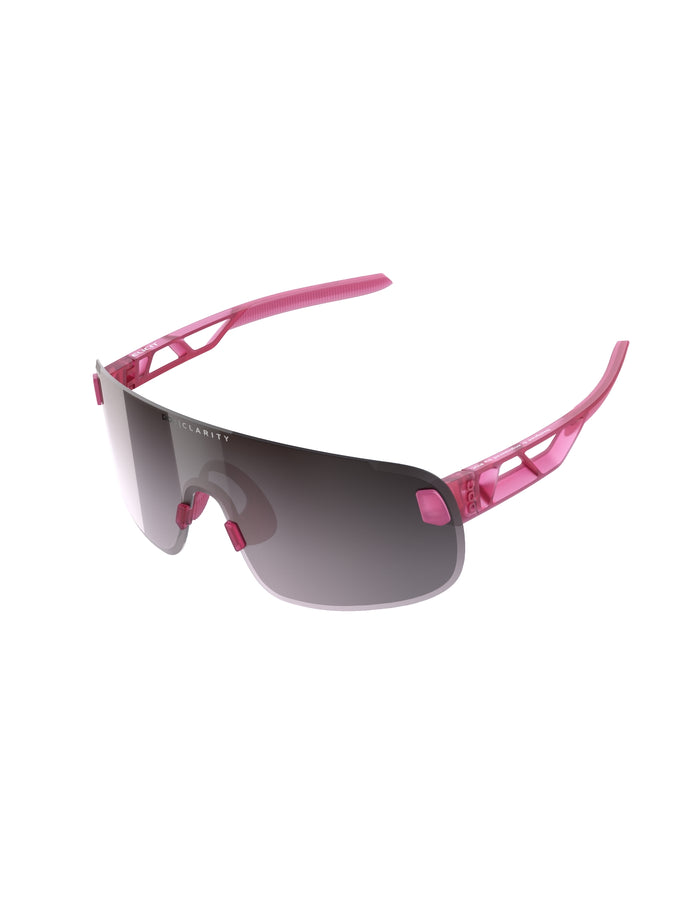 Okulary POC ELICIT - Acti. Pink Translucent - Clarity ROAD Violet/Silver Mirror Cat 3