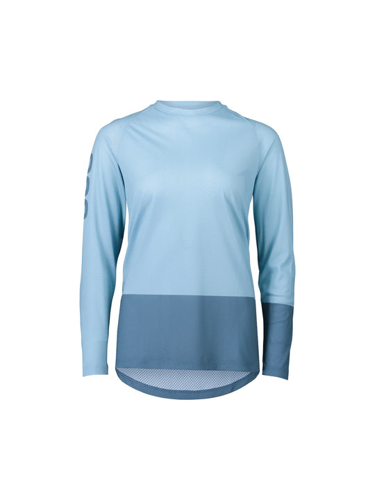 Załaduj obraz do przeglądarki galerii, Koszulka rowerowa POC W&#39;s MTB Pure LS Jersey - Mineral Blue/Calcite Blue
